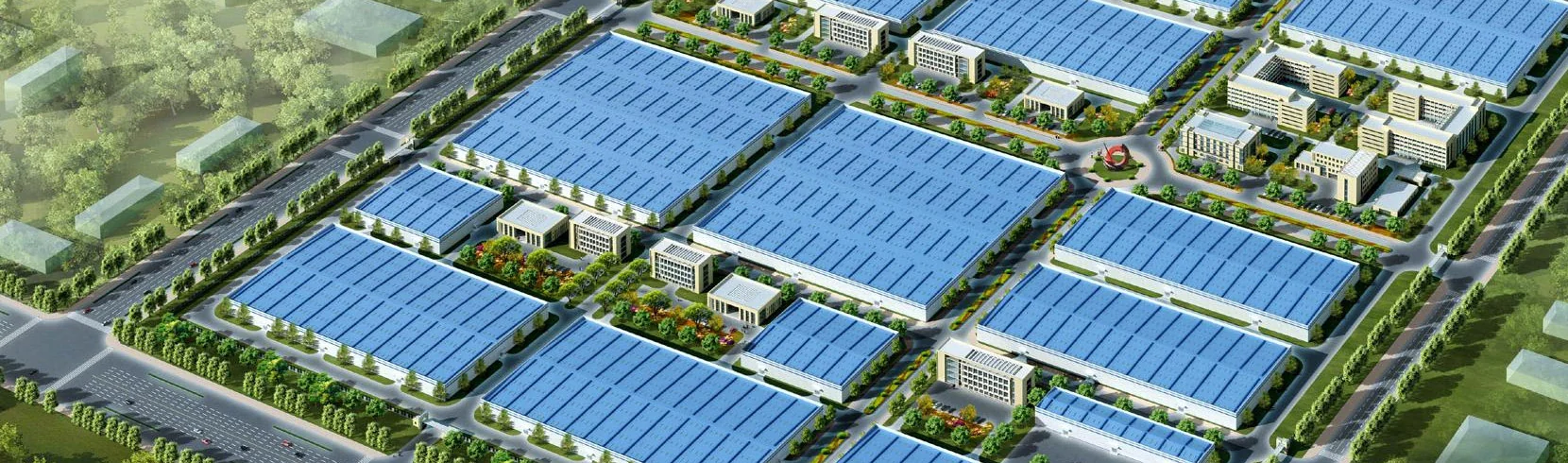 工厂现场鸟瞰图