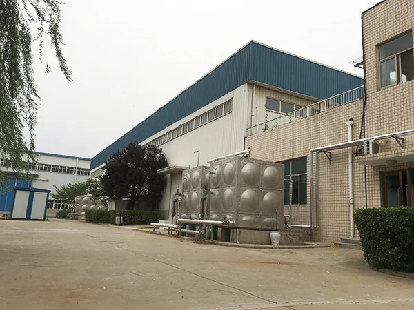 Factory building and utility area