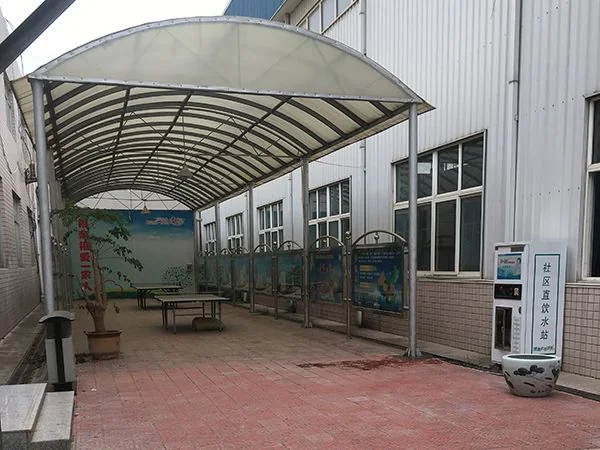 Workshop corridor and facilities